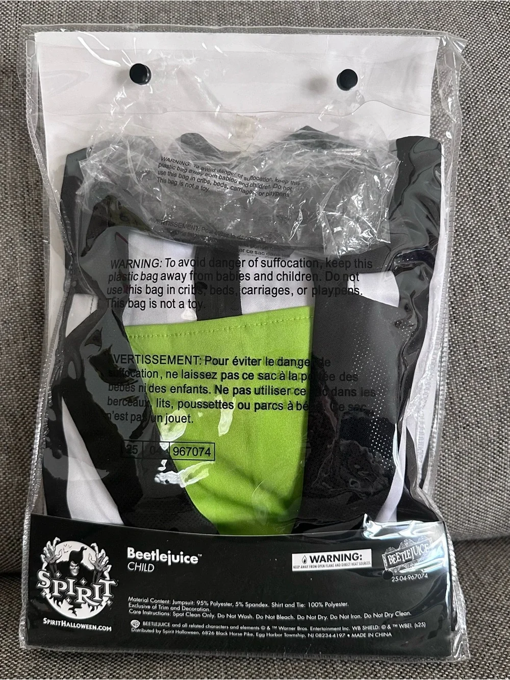 Girls Beetlejuice costume NEW